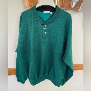 NWOT Vintage 1980’s Green Damon Sweatshirt L